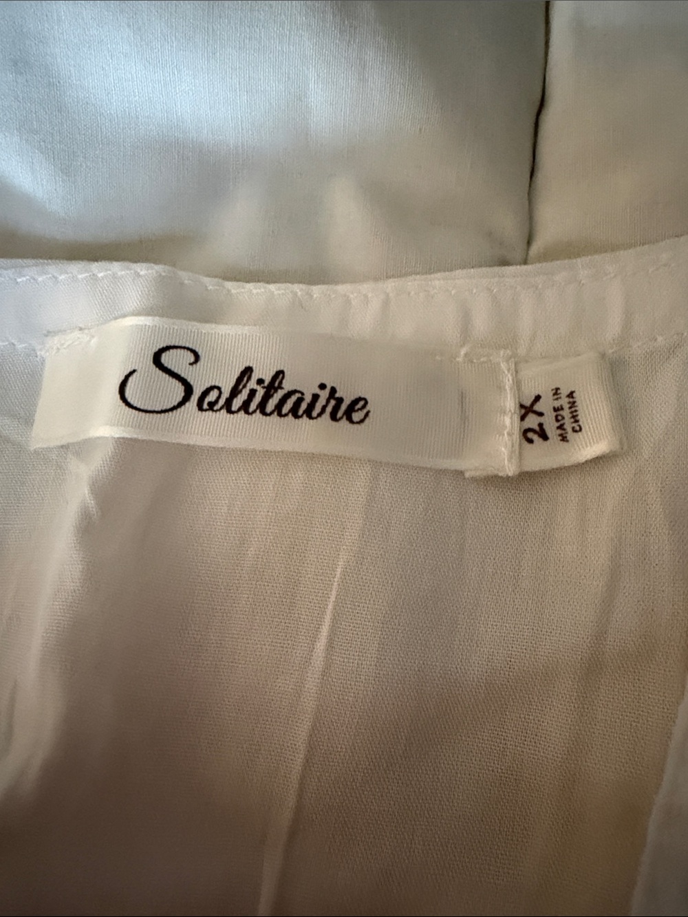 Sundance Cream Lace-Trim Peasant Tunic - Picture 2 of 5
